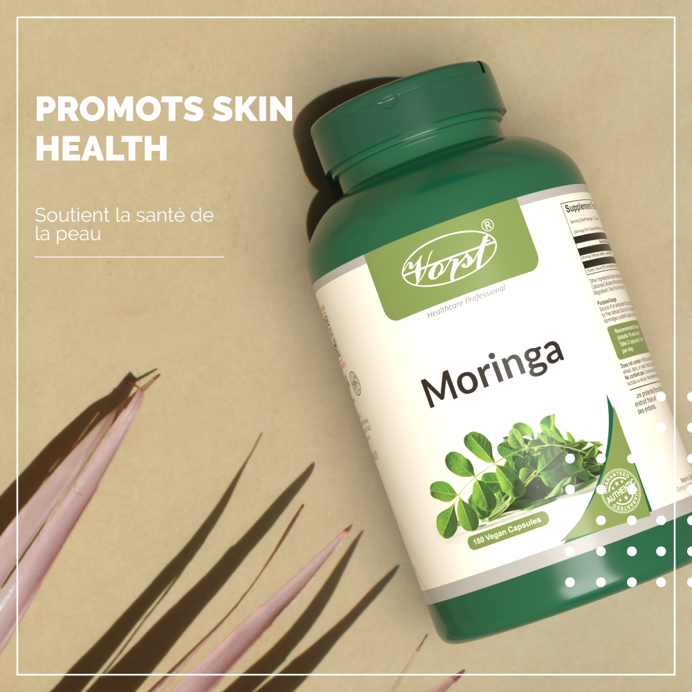 Moringa | 180 Vegan Capsules | Source of Antioxidants
