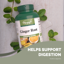 Load image into Gallery viewer, Ginger Root 1200mg Per Serving 180 Vegan Capsules