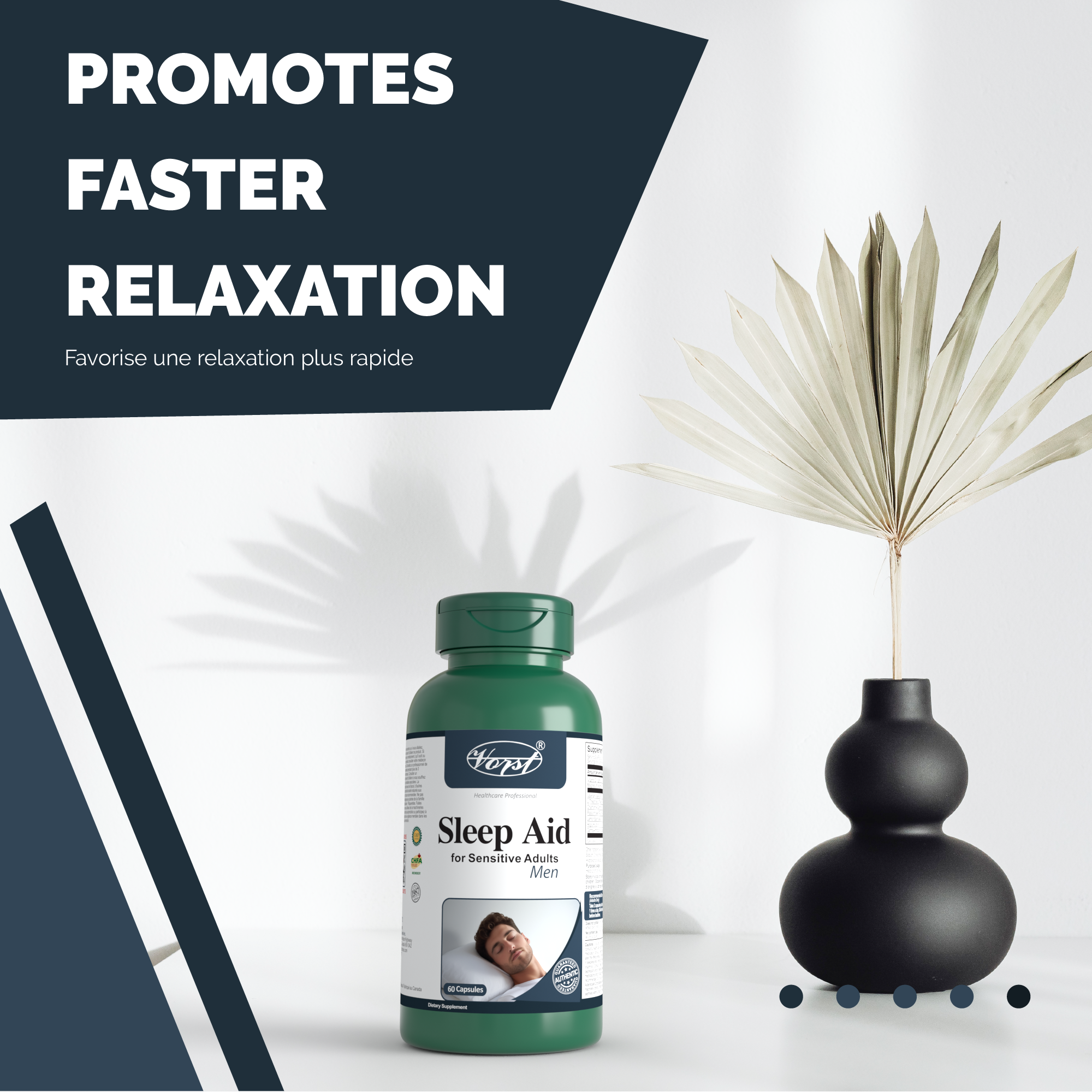 Sleep Aid for Men. Improve Sleep