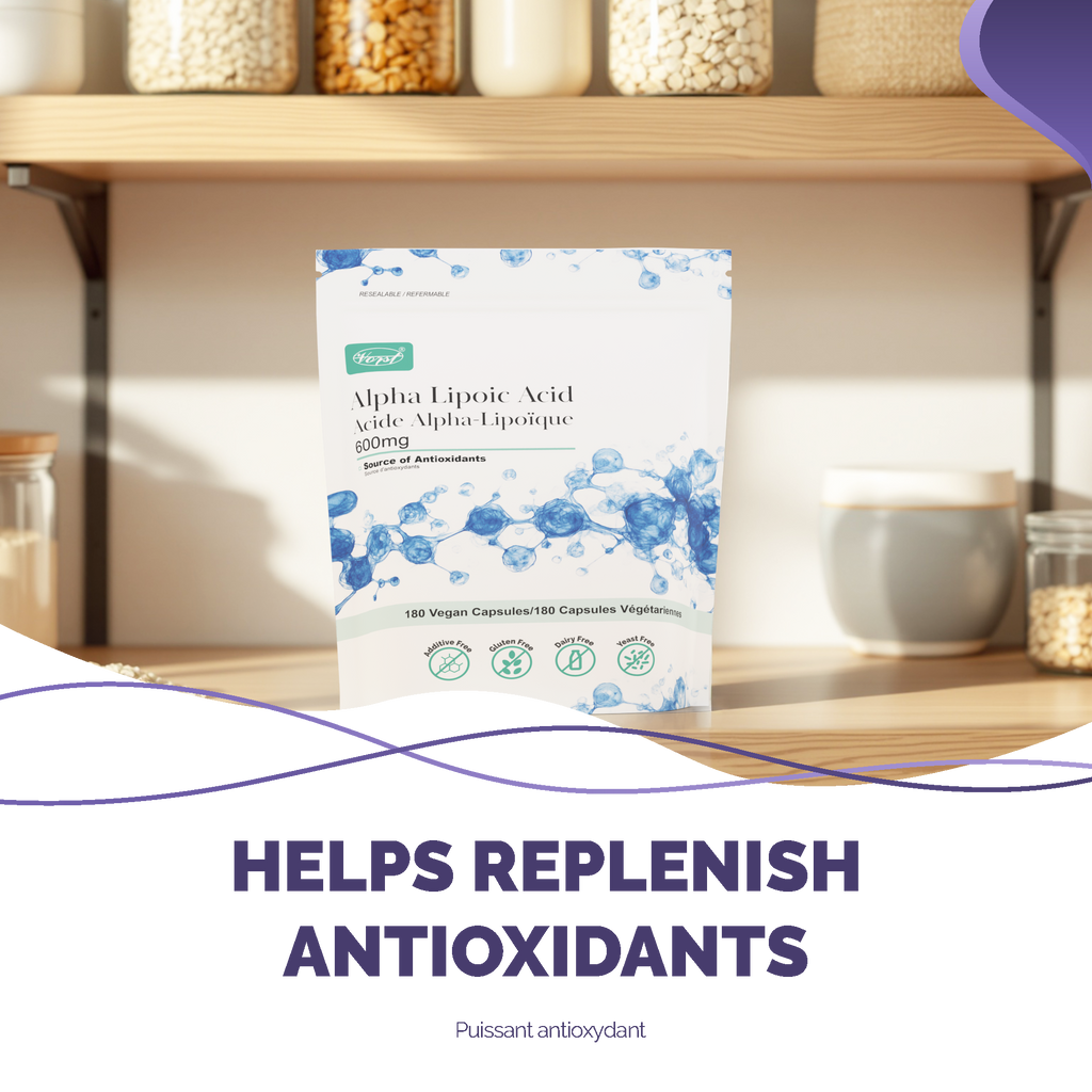 Alpha Lipoic Acid 600mg Max Strength 180 Vegan Capsules (Pouch)