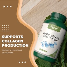 Load image into Gallery viewer, Hyaluronic Acid Supplement Max Strength 180 Vegan Capsules