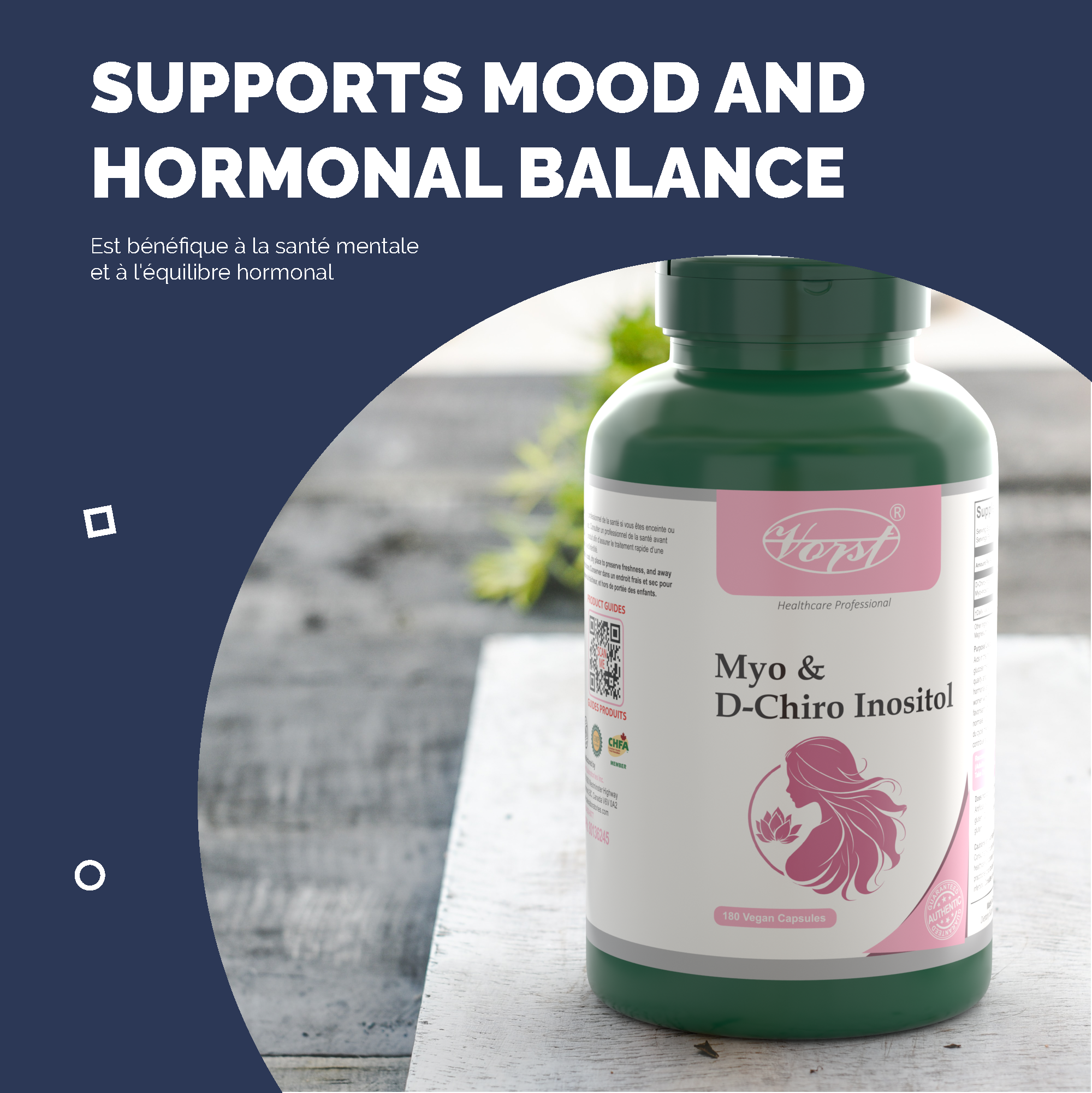 VORST Myo & D-Chiro Inositol 180 Vegan Capsules