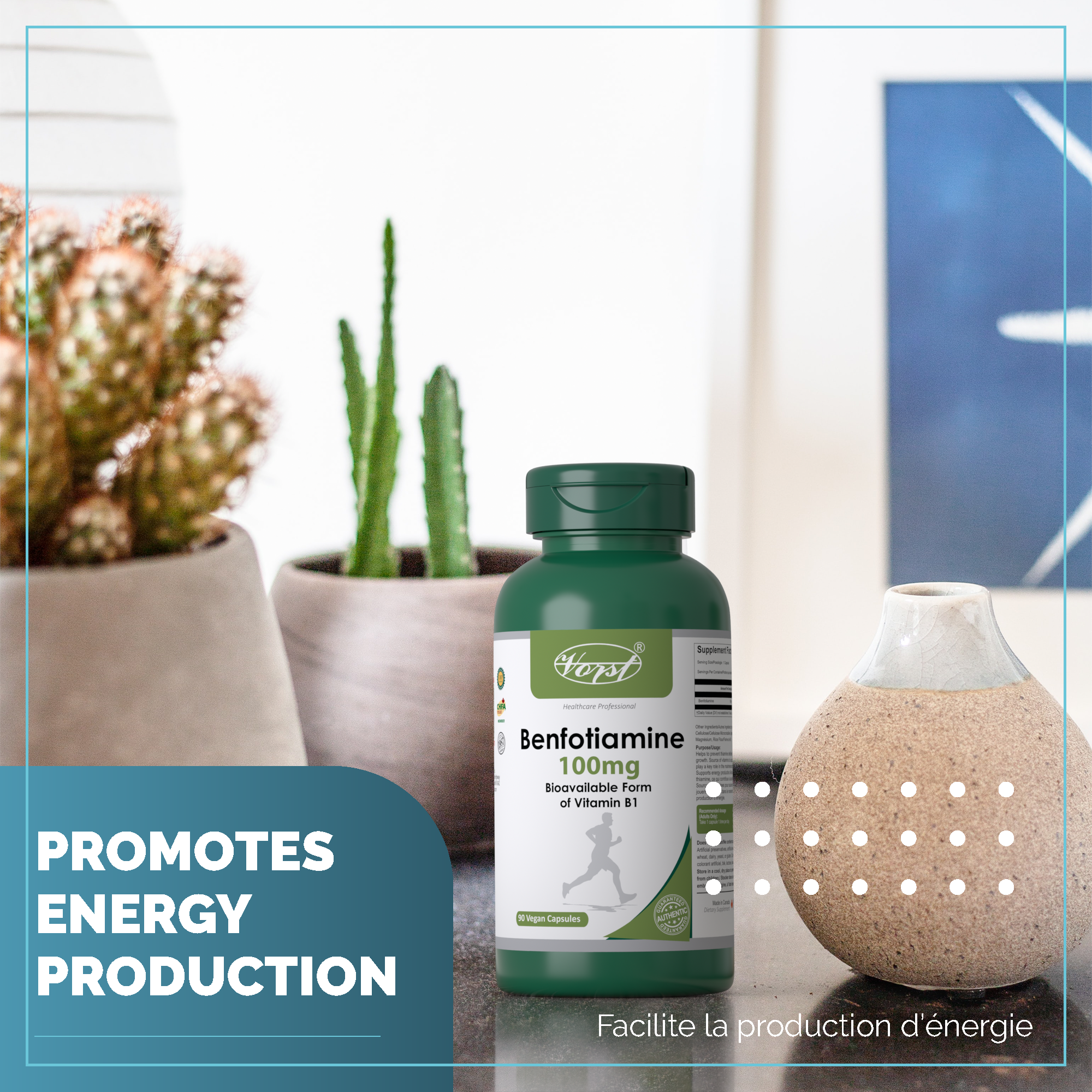 Benfotiamine 100mg 90 Vegan Capsules