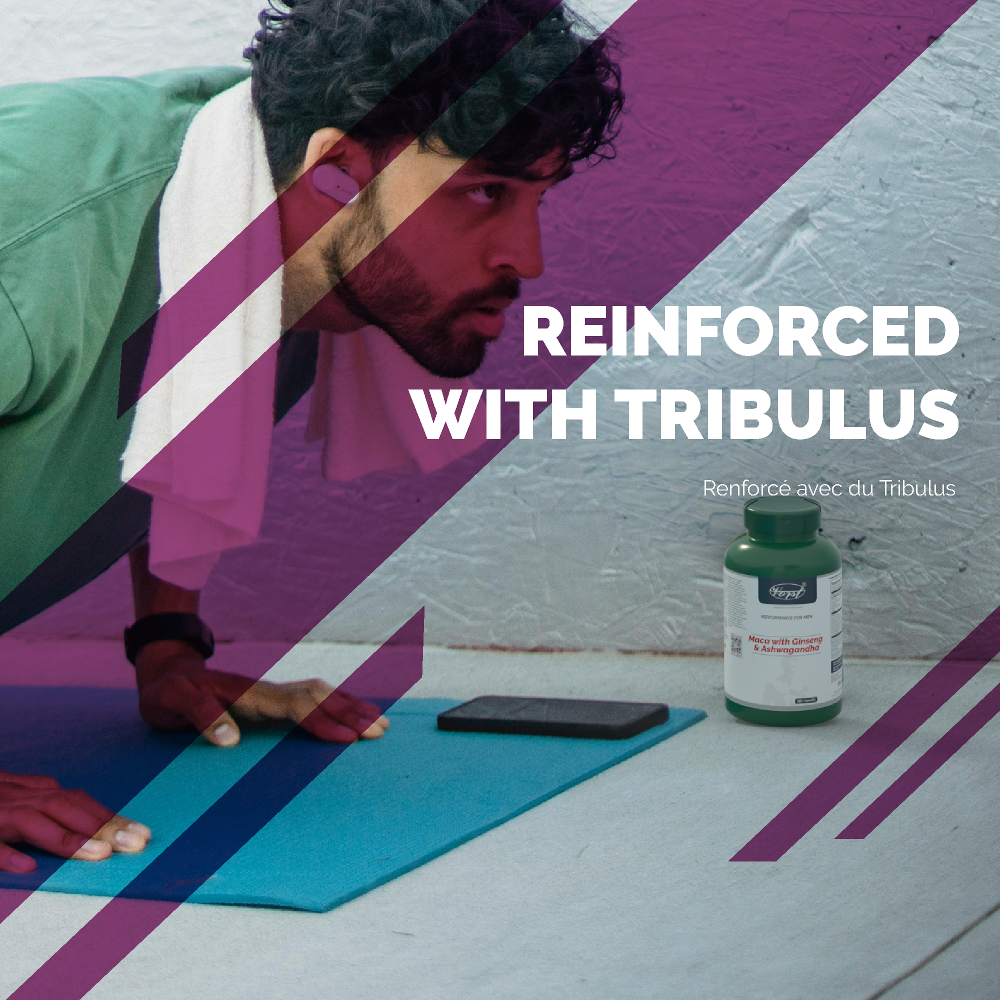 Pre-Workout Performance Supplement for Men