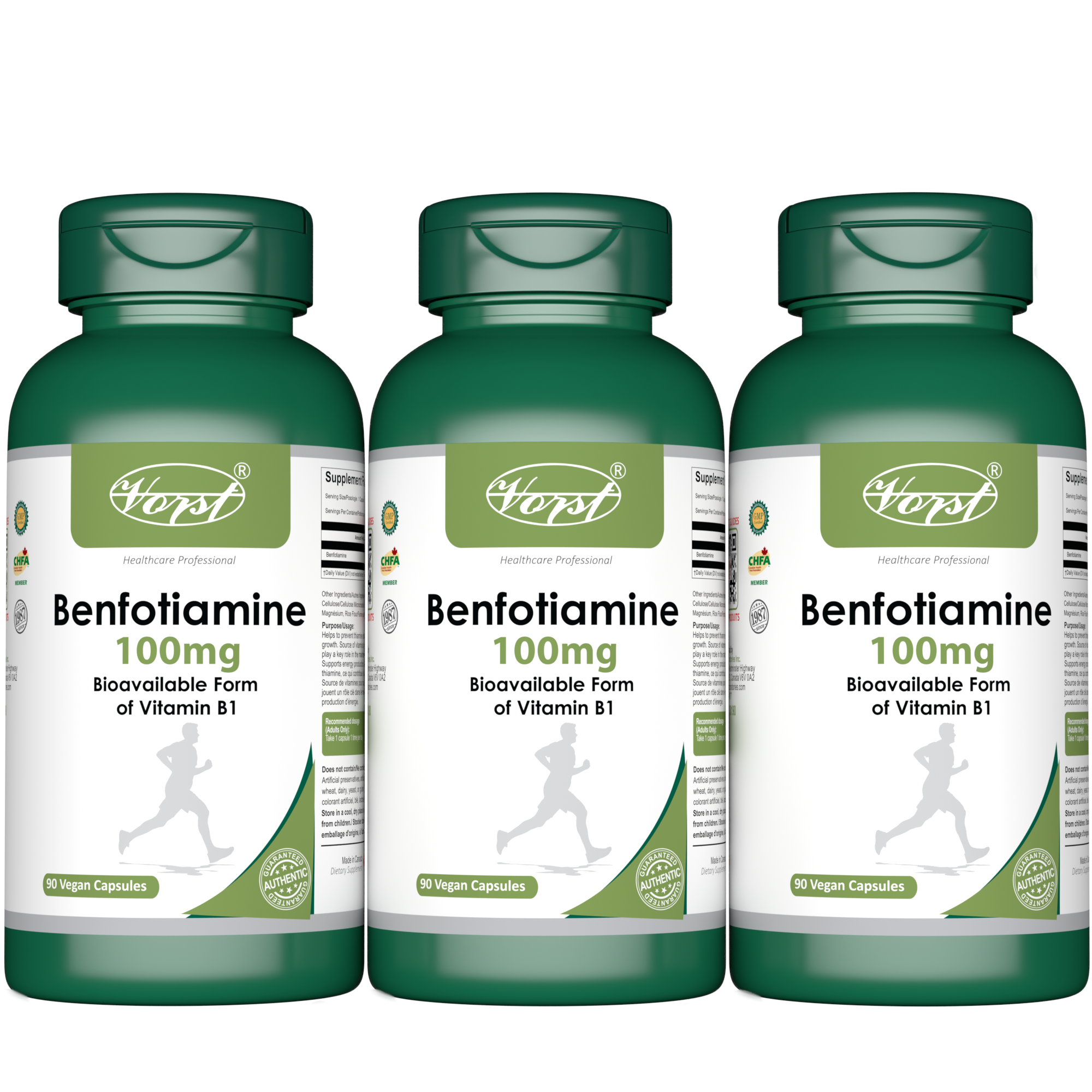 Benfotiamine 100mg 90 Vegan Capsules