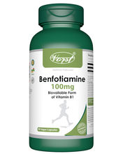 Load image into Gallery viewer, Benfotamine 100mg 90 Vegan Capsules- Front