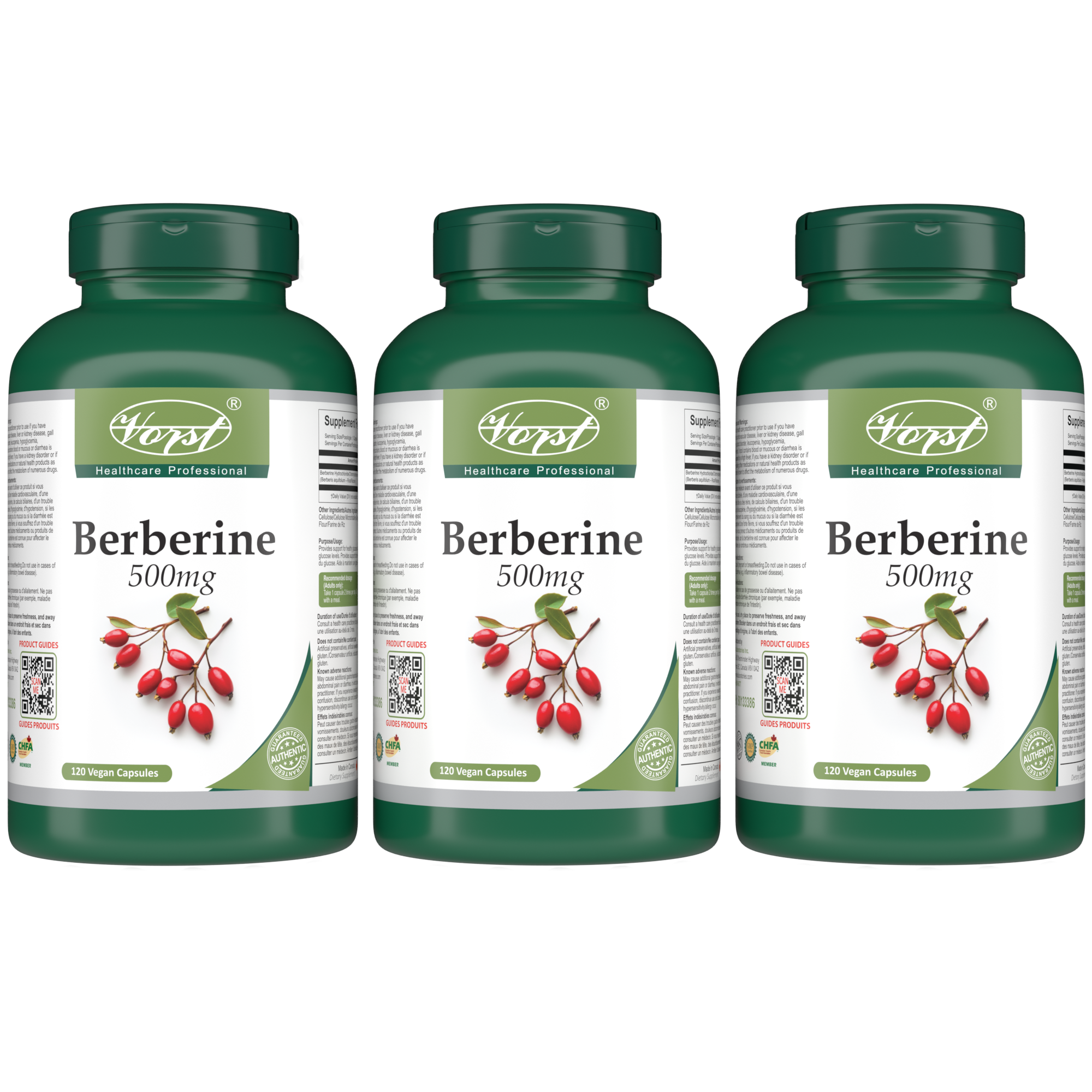 Berberine 120 Vegan Capsules | Supports Glucose Balance