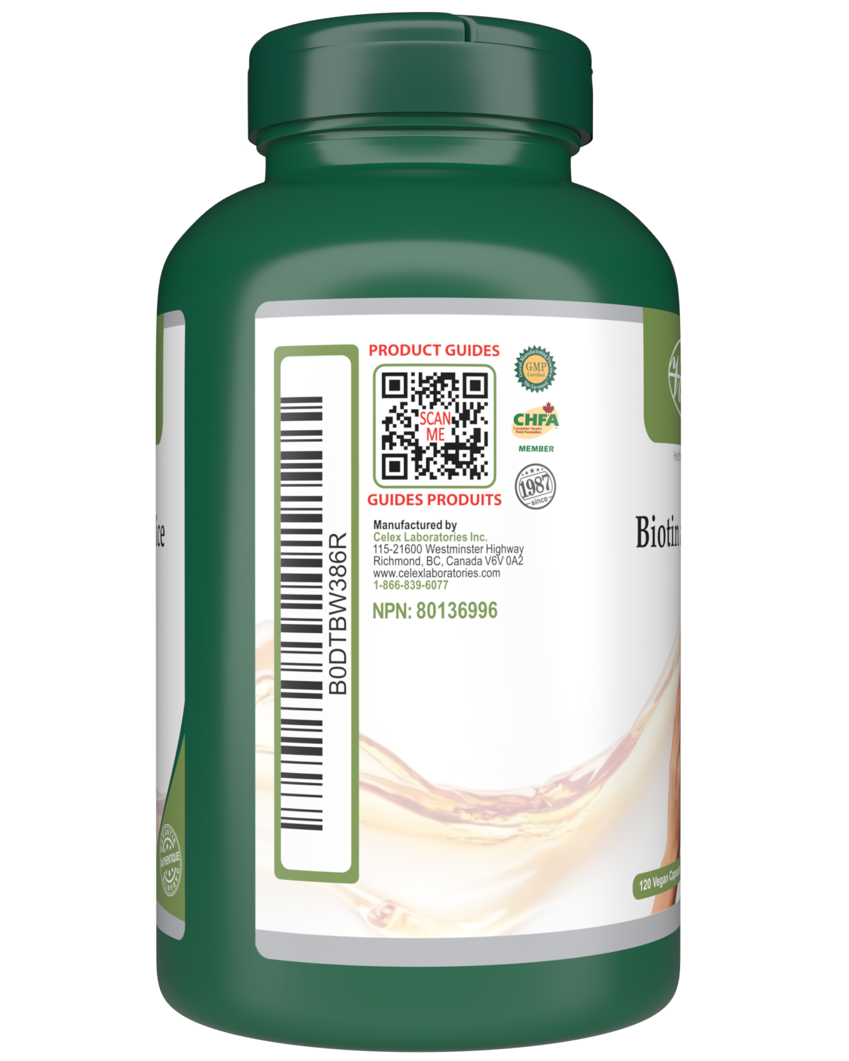 VORST Biotin and Silica 120 Vegan Capsules