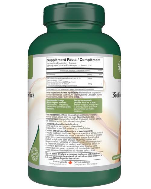 VORST Biotin and Silica 120 Vegan Capsules