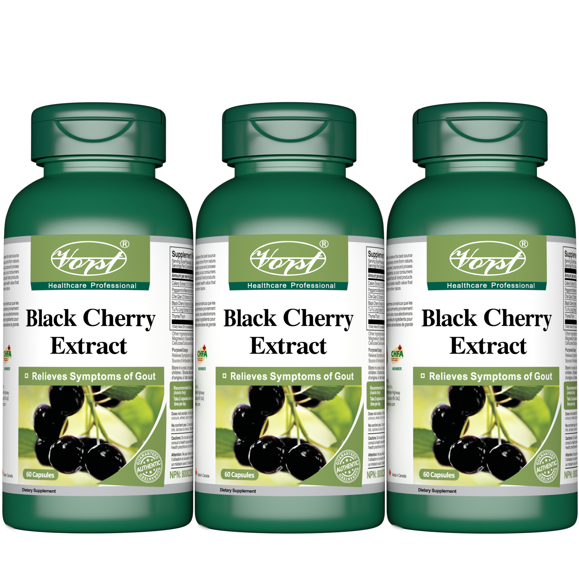Black Cherry Extract 60 Capsules