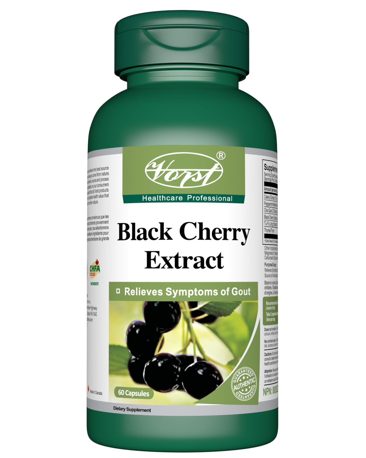 Black Cherry Extract 60 Capsules