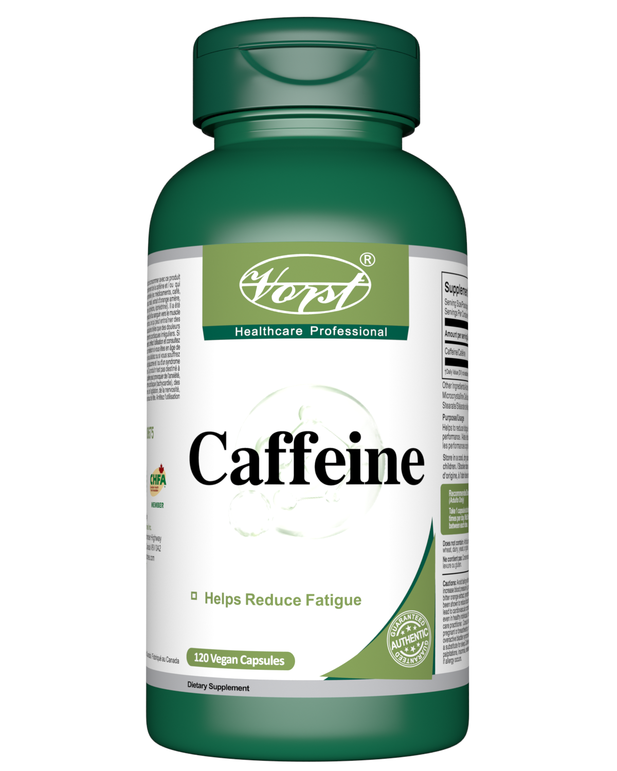 Caffeine 180mg 120 Vegan Capsules