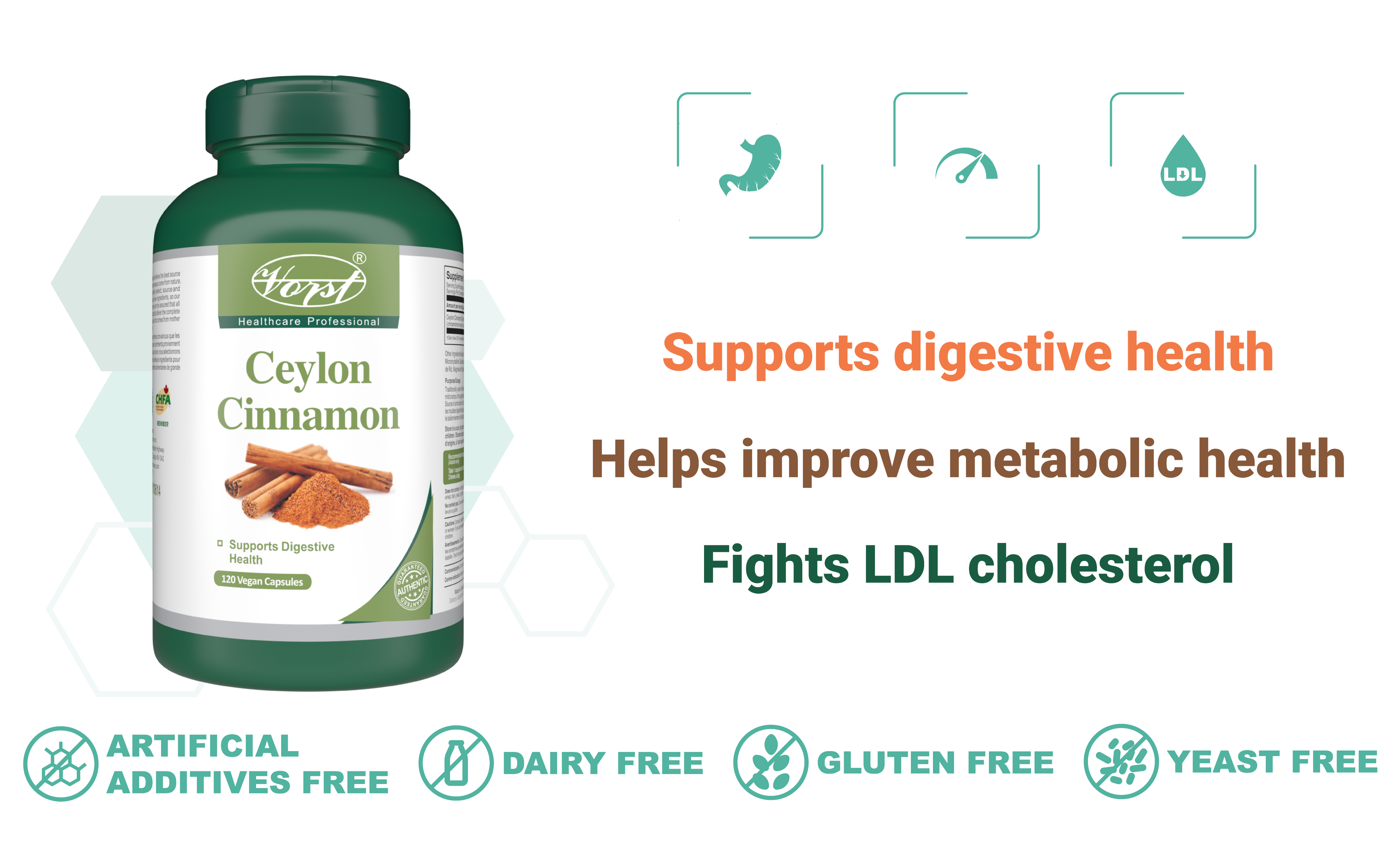 eylon Cinnamon for Stomach Relief, DIgestive Health