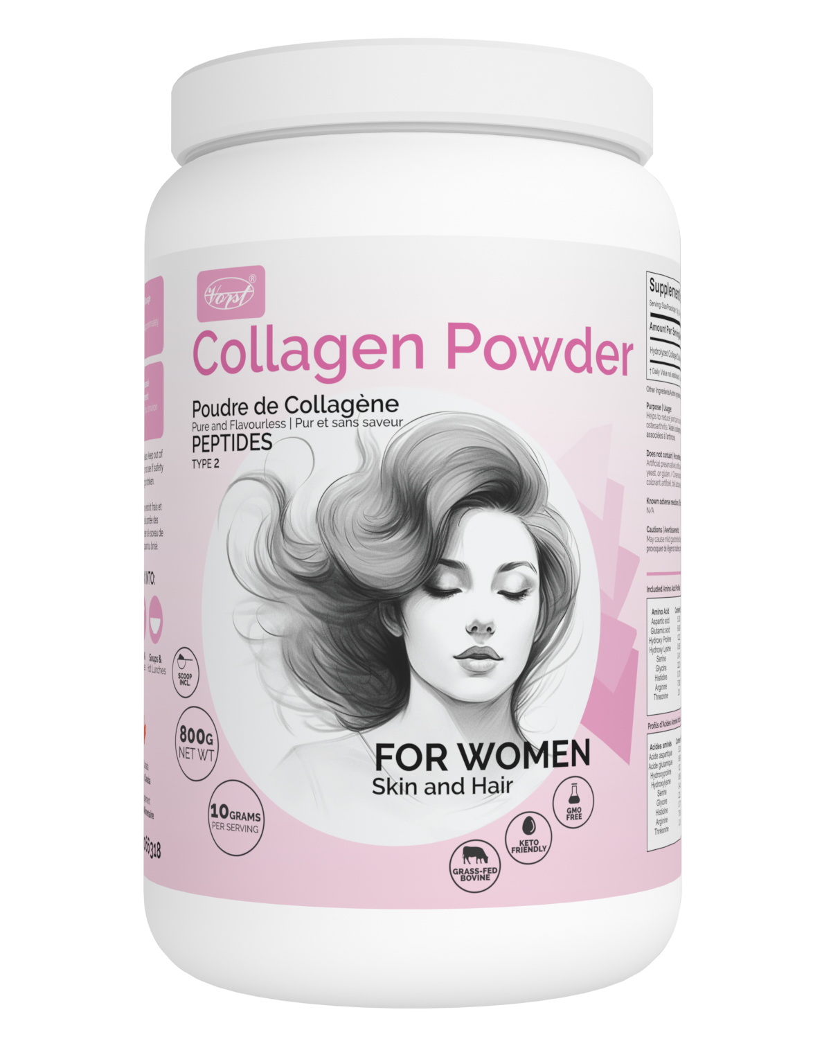 Collagen Powder Peptides type 2 For Women