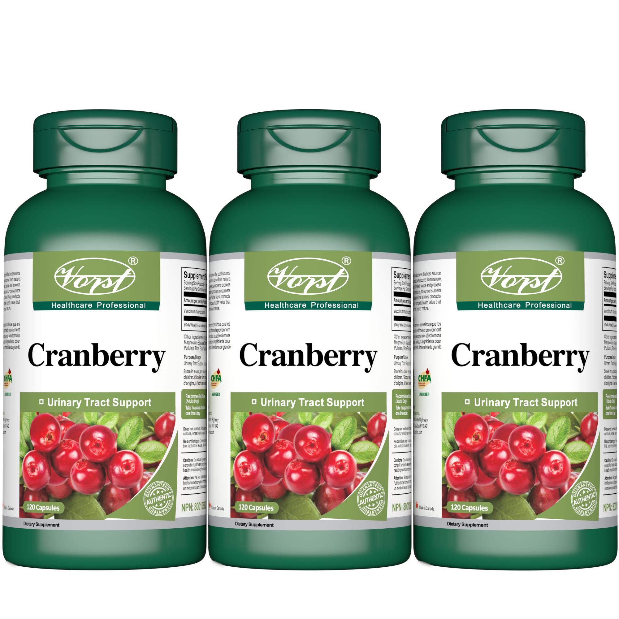 Cranberry 500mg 120 Capsules