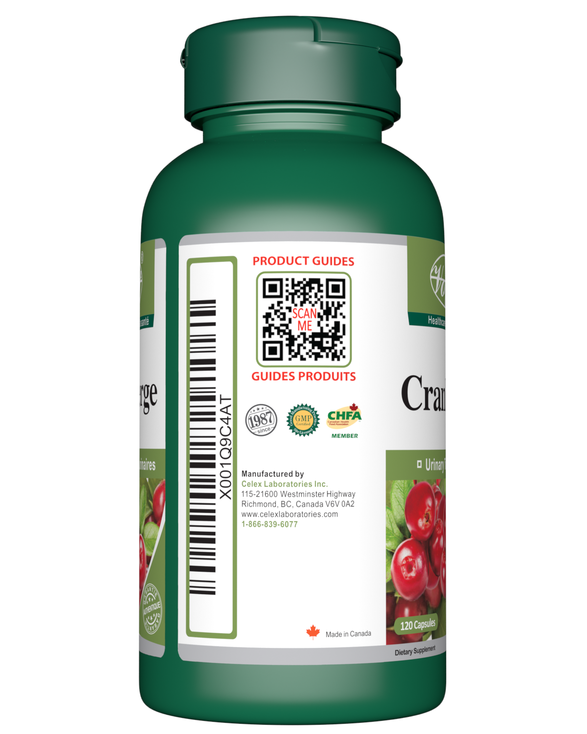 Vorst Cranberry Supplement 120 Capsules