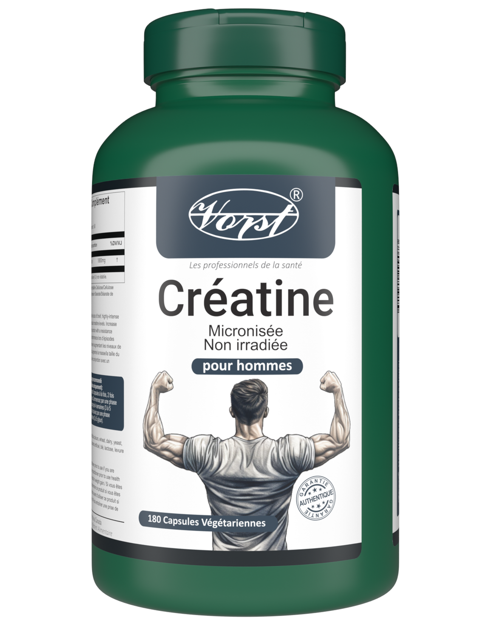 Creatine for Men 180 Vegan Capsules