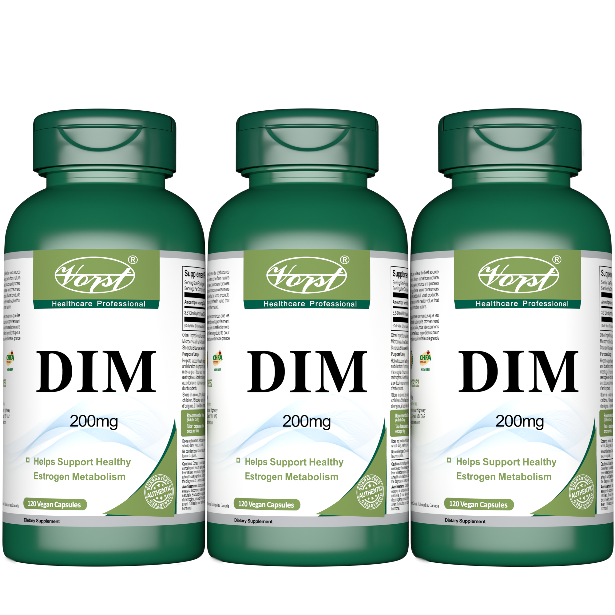 DIM 200mg 120 Vegan Capsules