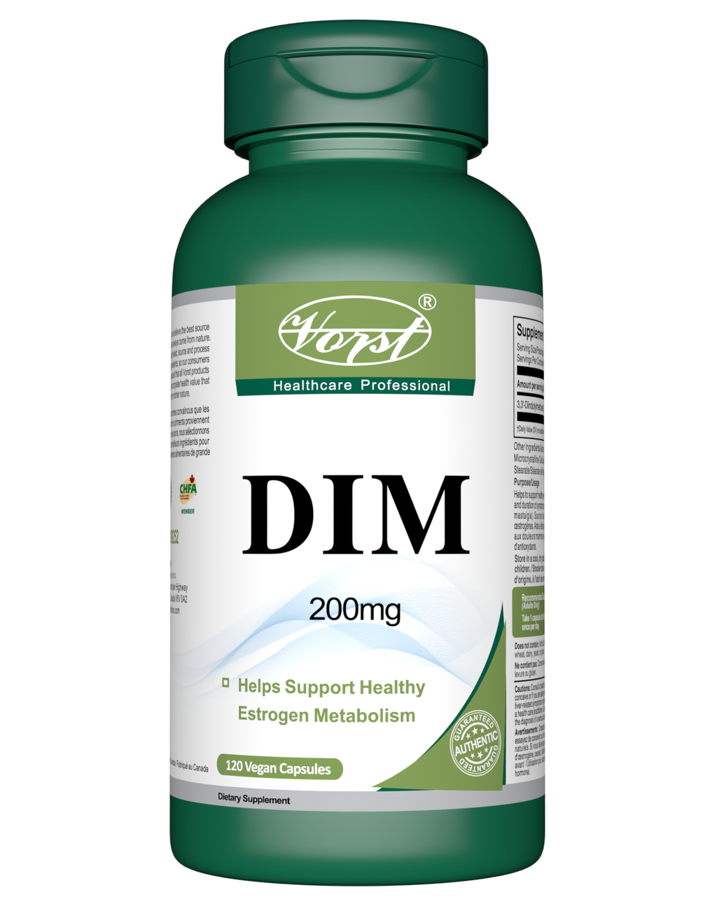 DIM 200mg 120 Vegan Capsules