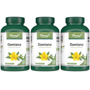 Damiana 120 Vegan Capsules | Helps Relieve Restlessness and Nervousness