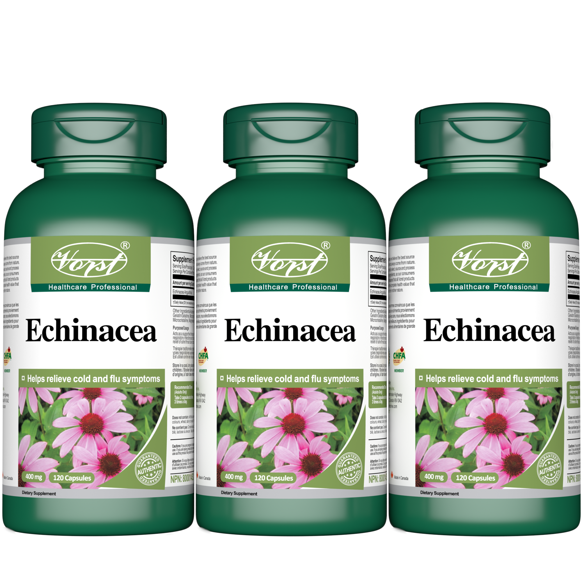 Echinacea 400mg 120 Capsules