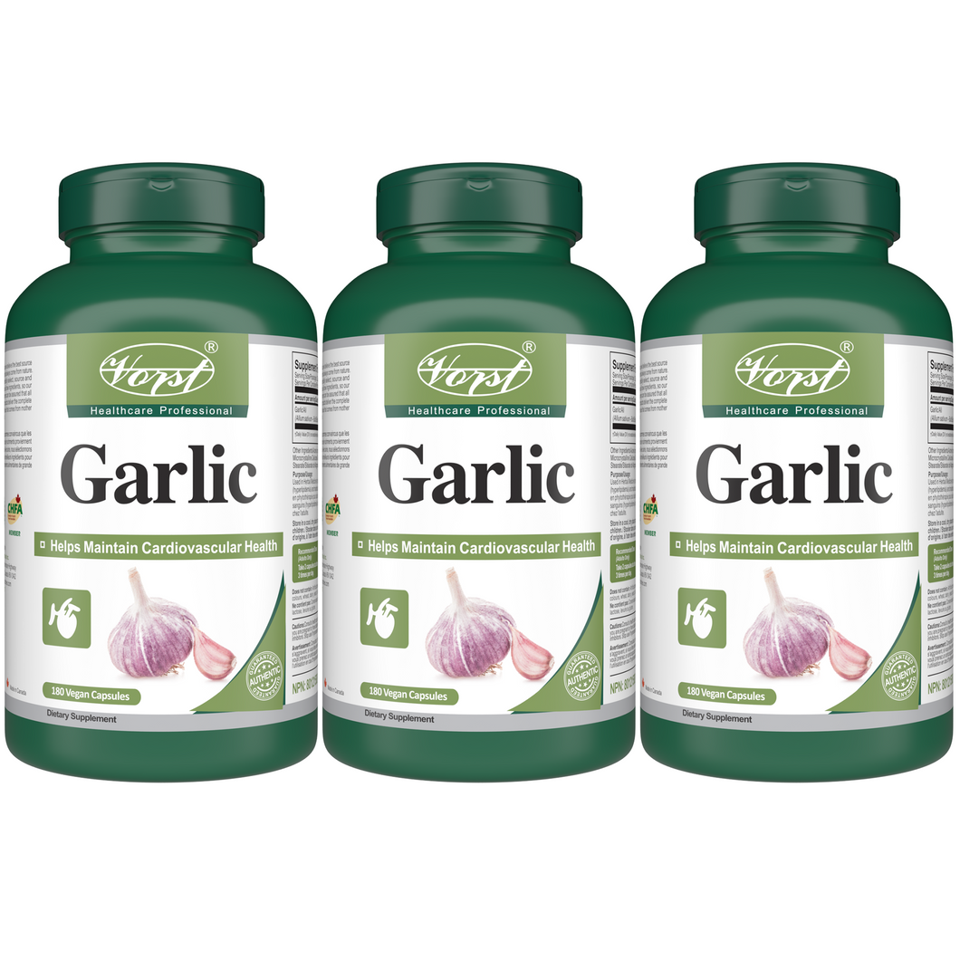 Garlic 1200mg Per Serving 180 Vegan Capsules
