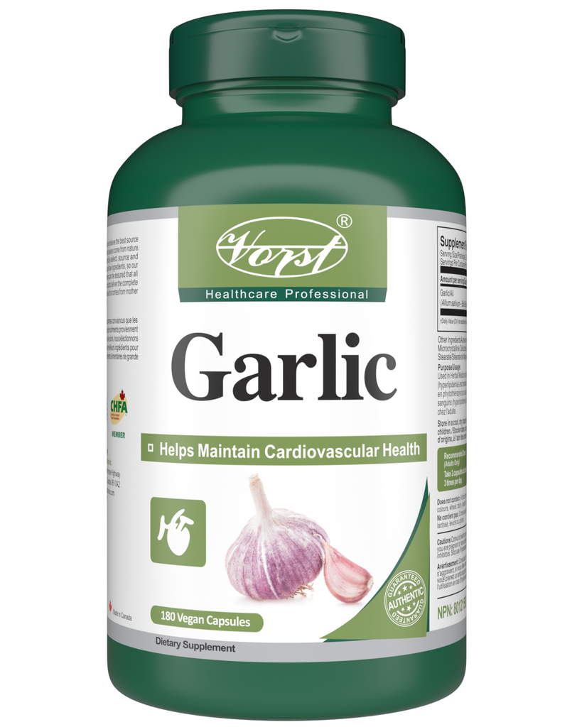 Garlic 1200mg Per Serving 180 Vegan Capsules