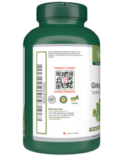 Load image into Gallery viewer, Ginkgo Biloba Extract 12,000mg Dry Equivalent 180 Vegan Capsules