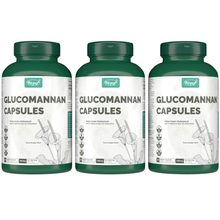 Load image into Gallery viewer, Glucomannan 1500mg Per Serving (500mg Per Capsule) 180 Vegan Capsules