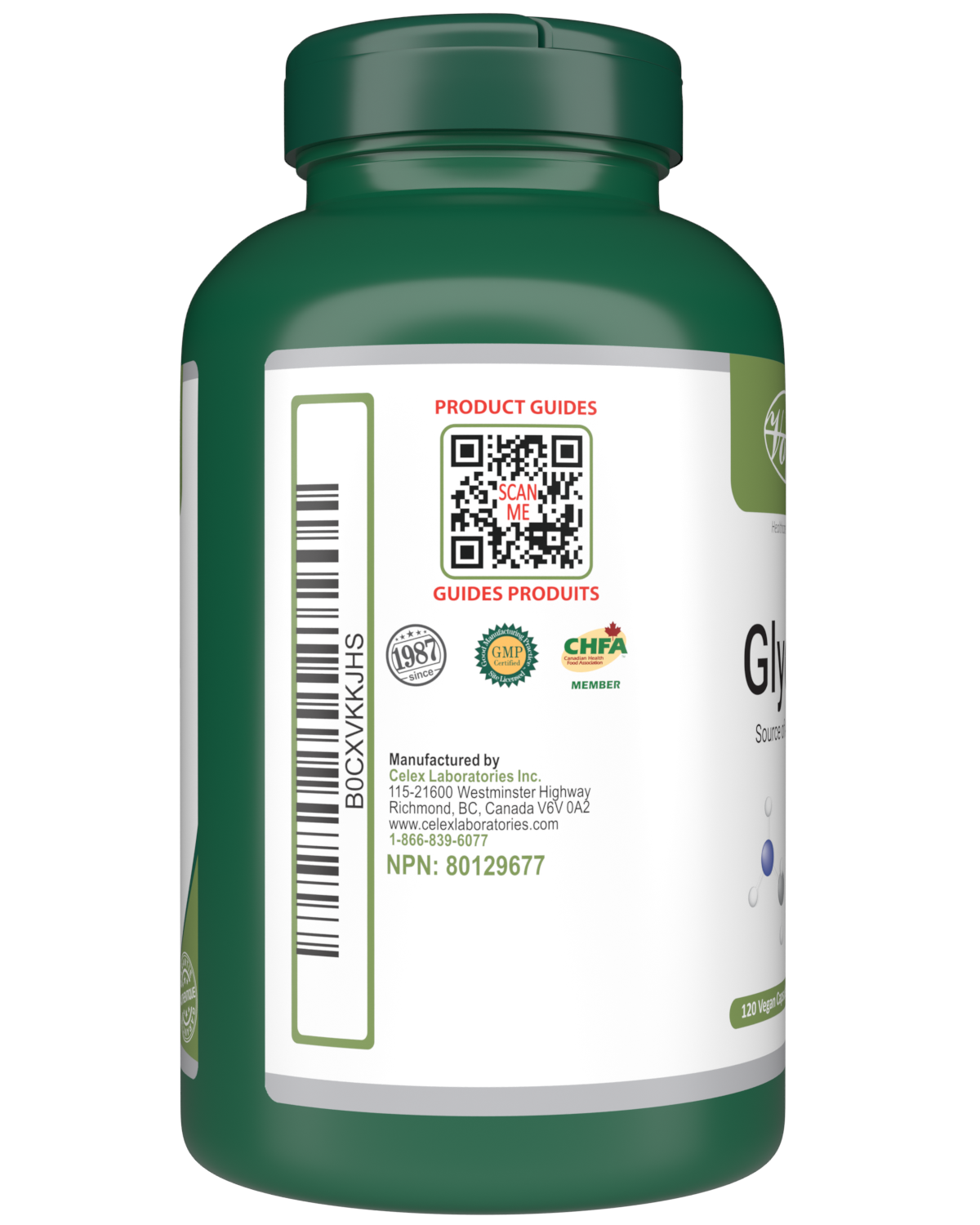 Glycine 120 Vegan Capsules 