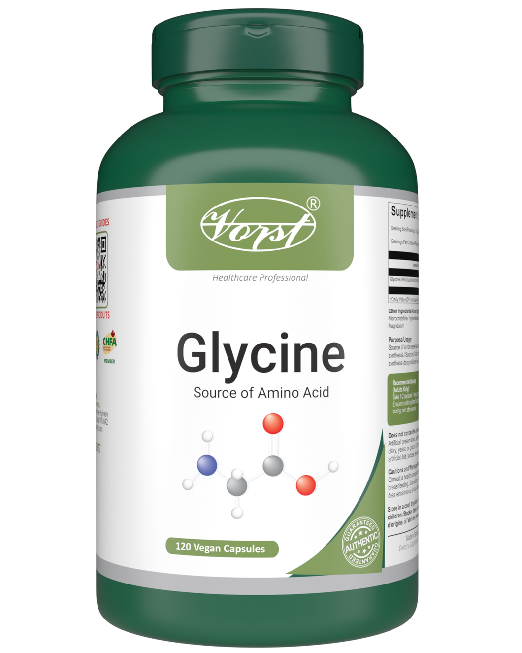 Glycine 120 Vegan Capsules 