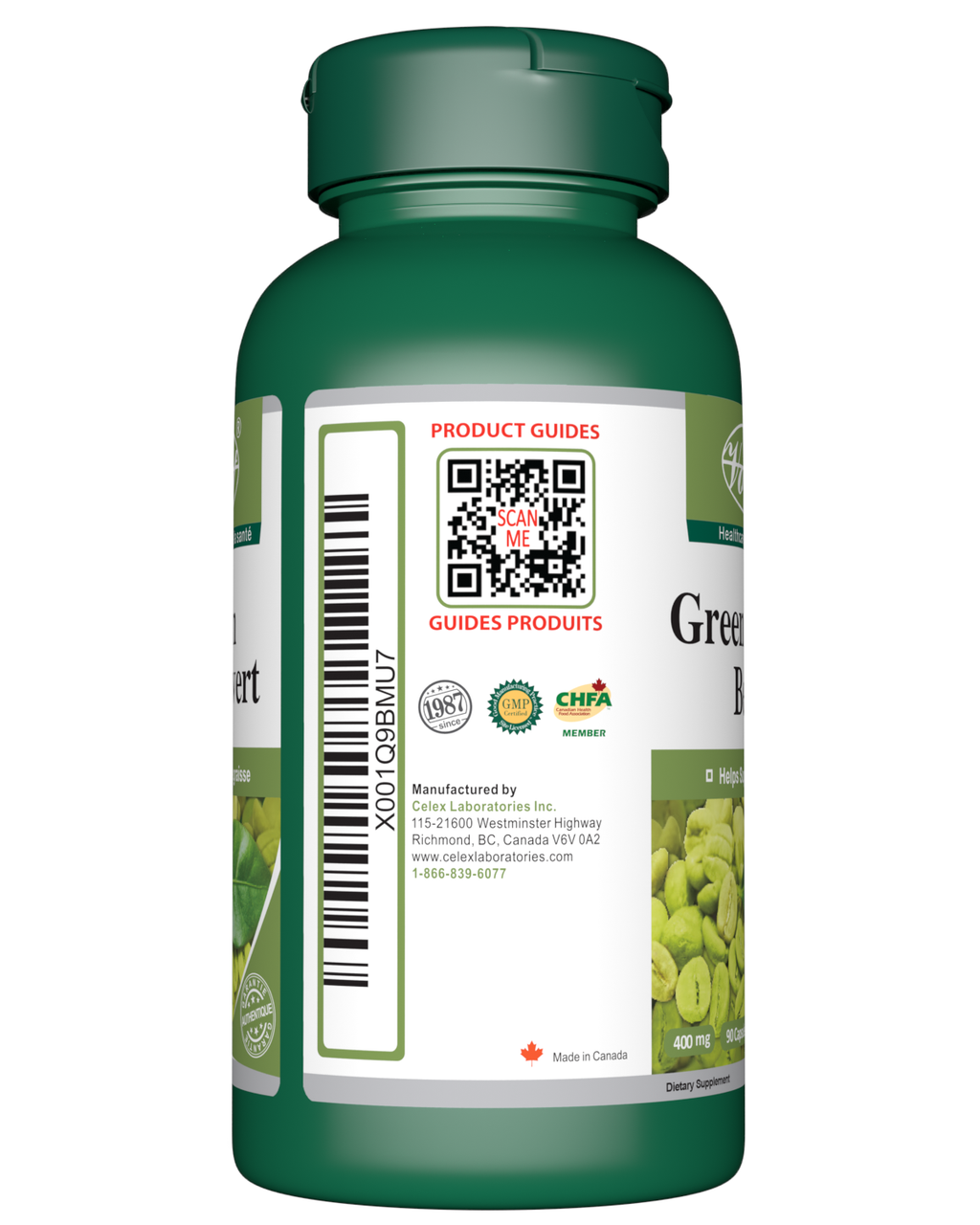 Green Coffee Bean 400mg 90 Capsules