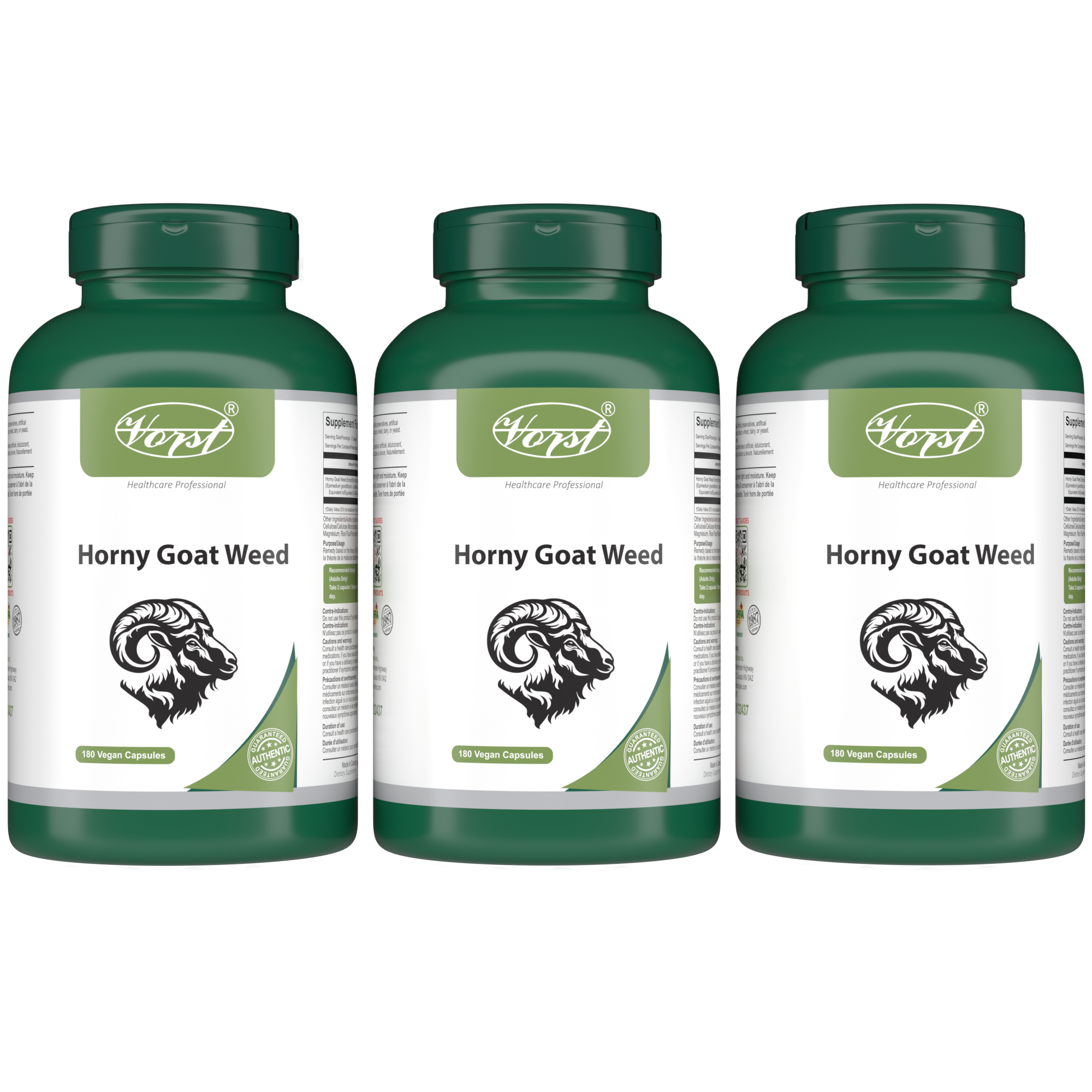 Horny Goat Weed 180 Vegan Capsules