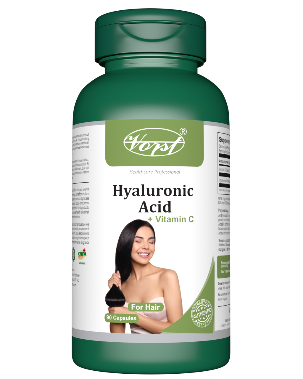 Hyaluronic Acid for Hair 90 Capsules