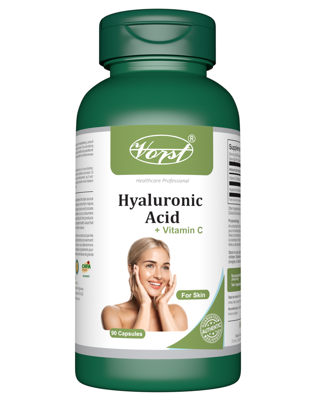 Hyaluronic Acid for Skin 90 Capsules