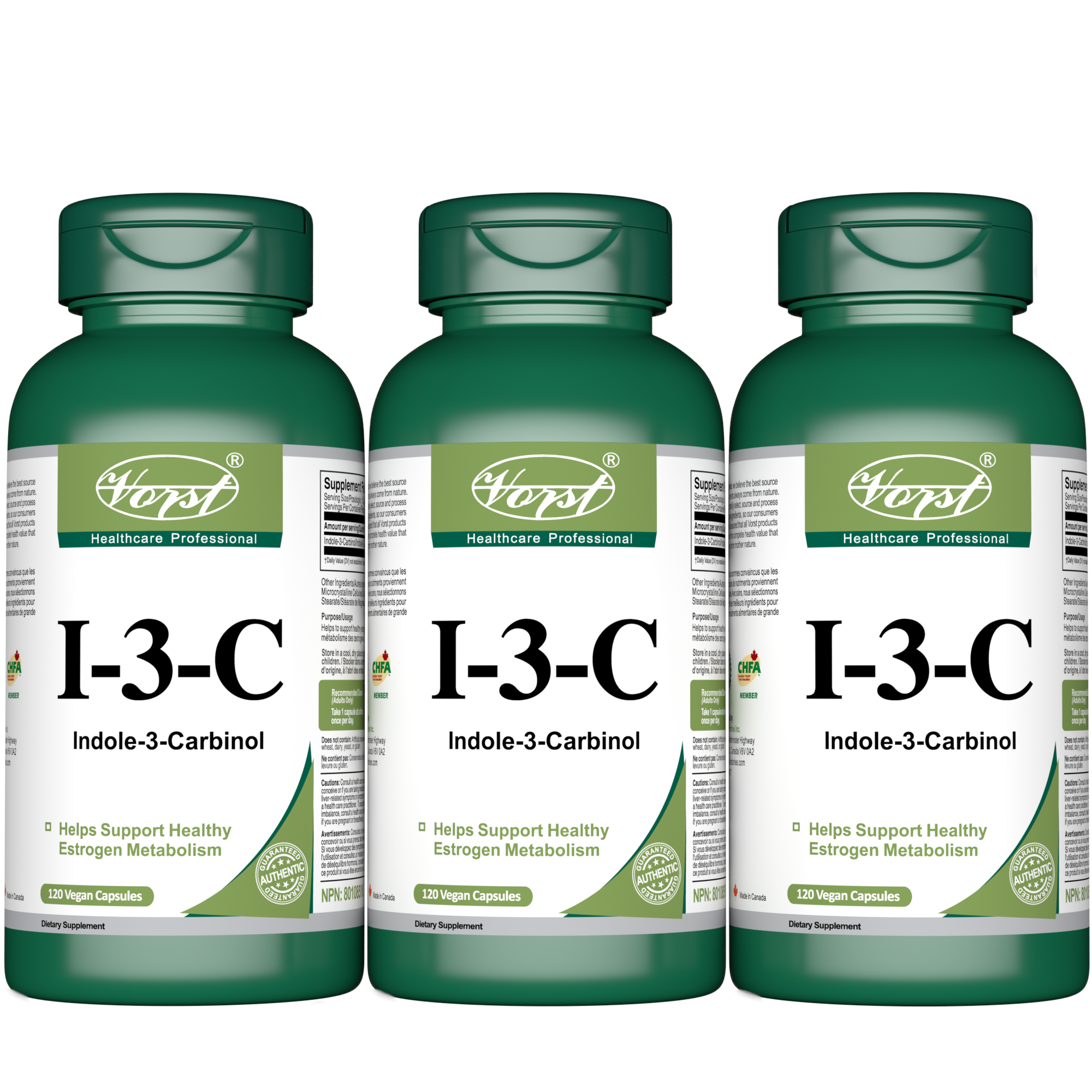 Indole 3 Carbinol I3C 400mg 120 Vegan Capsules