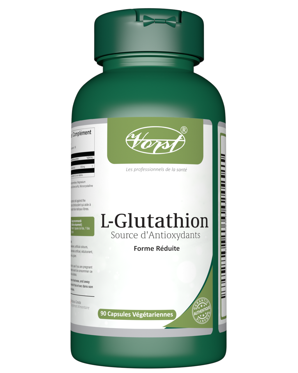L-Glutathione 550mg 90 Vegan Capsules