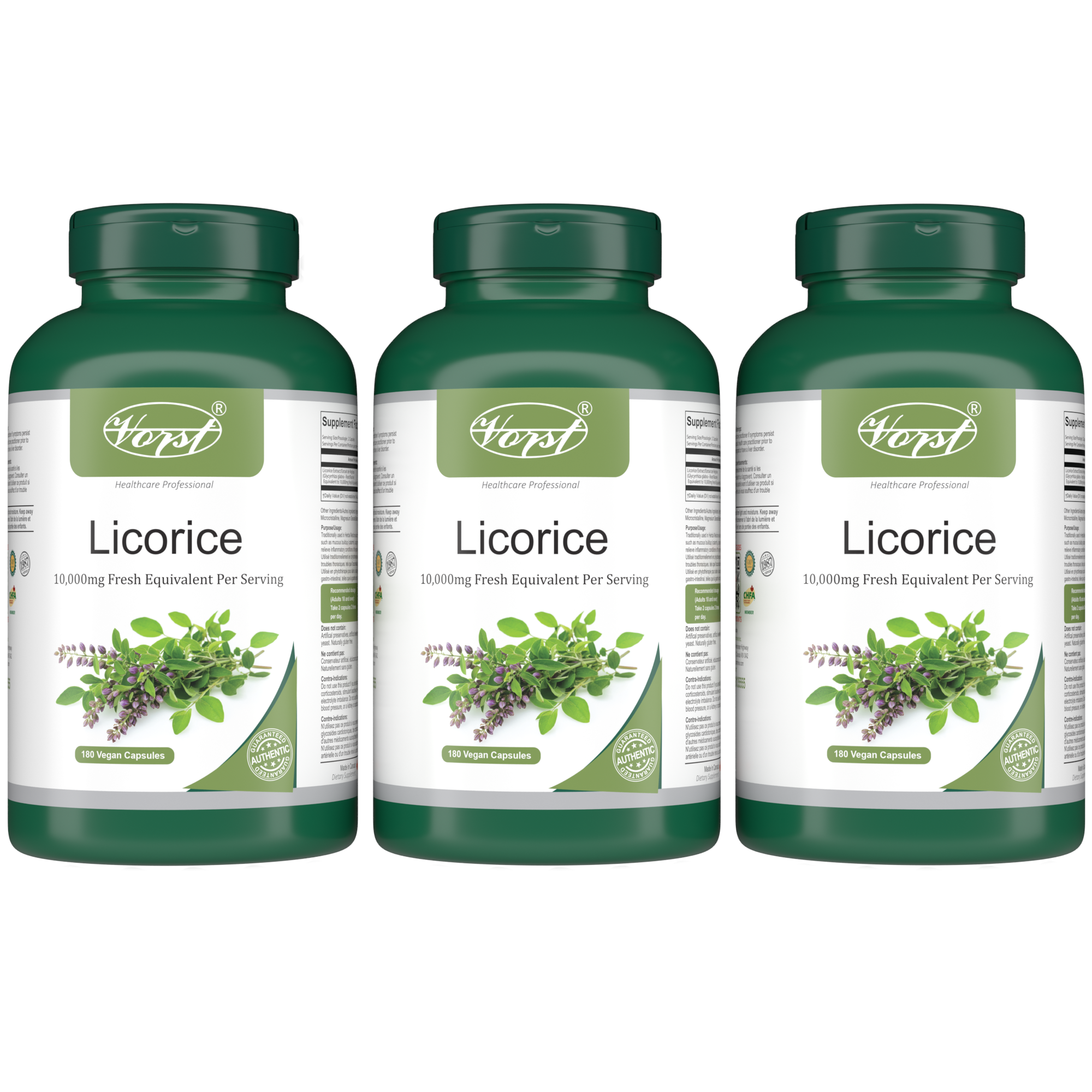 Licorice 180 Vegan Capsules