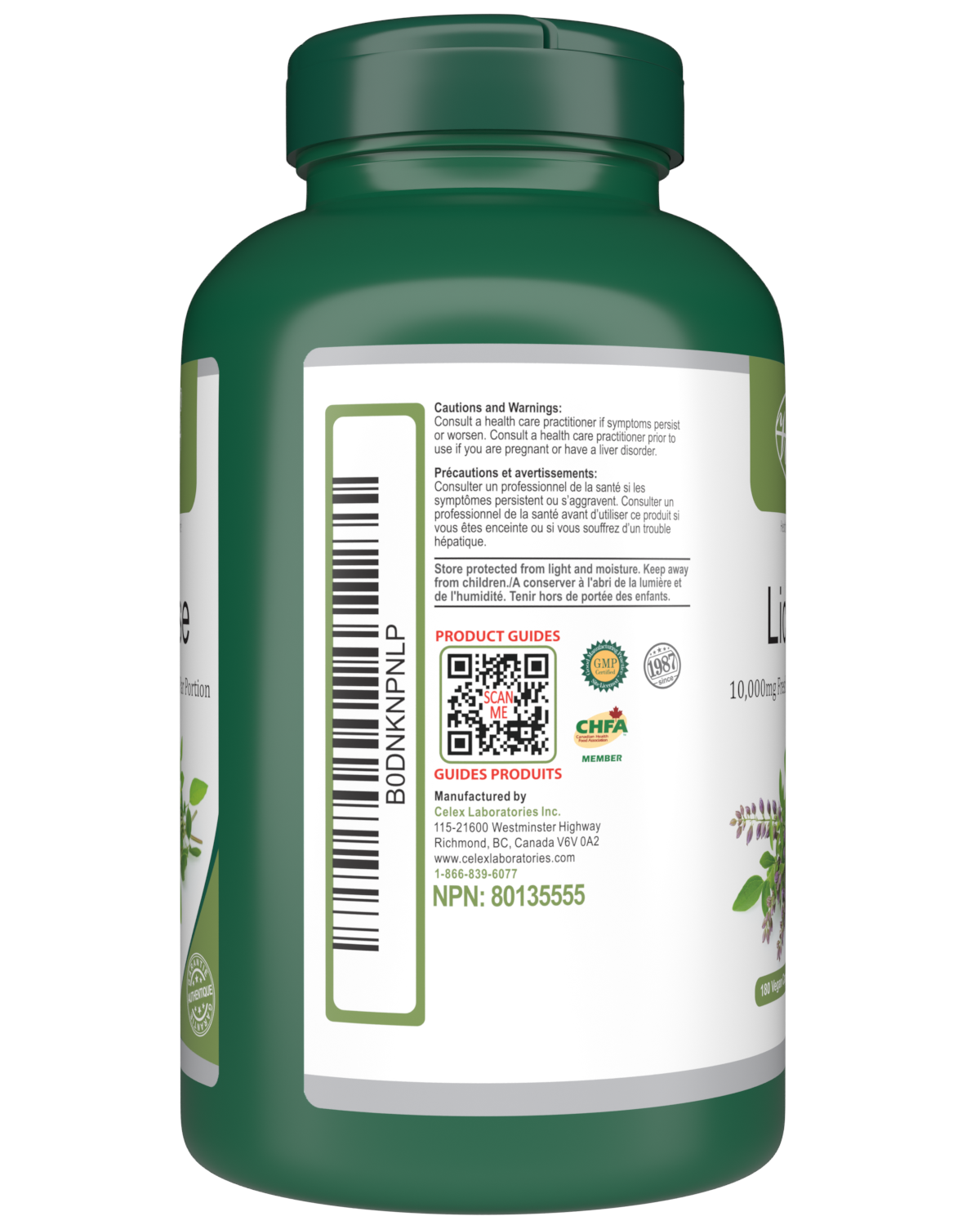 Licorice 180 Vegan Capsules