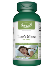 Load image into Gallery viewer, Lion&#39;s Mane for Sleep 1000mg Per Serving (500mg Per Capsule) 120 Vegan Capsules