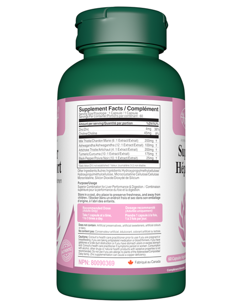 Liver Supplement for Women 60 Vegan Capsules