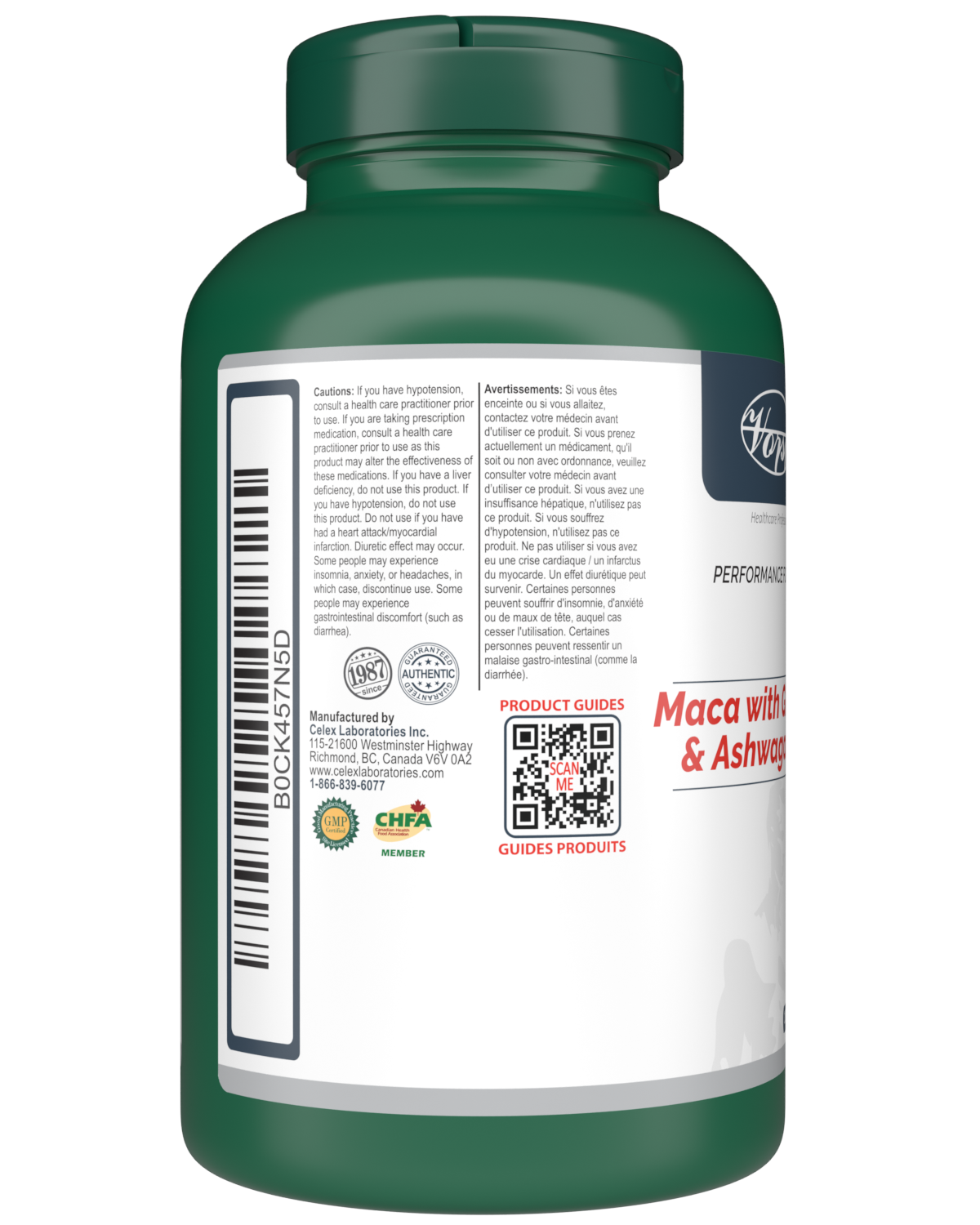 Maca, Ashwagandha, Ginseng for Workout