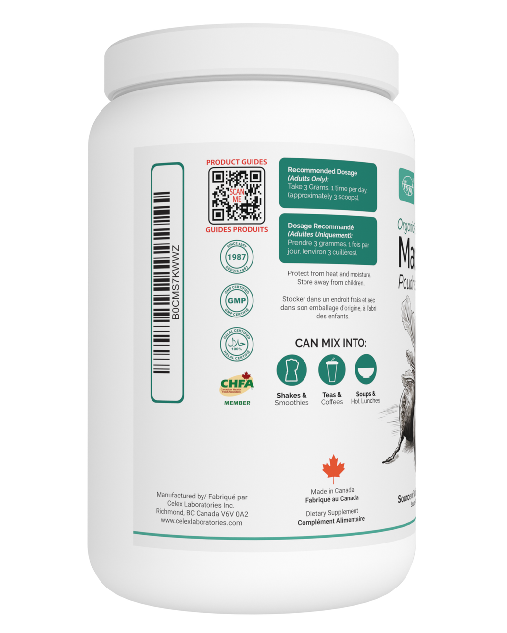 Maca for Stress Relief, Improve Brain Function, Antioxidant