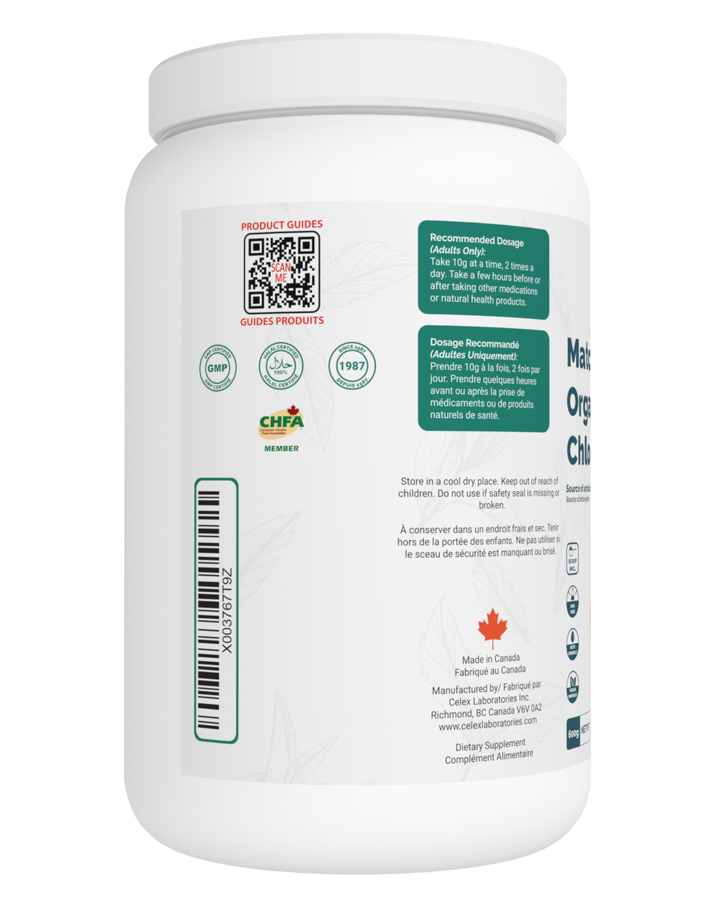 Matcha Mix Spirulina + Chlorella, Superfood 