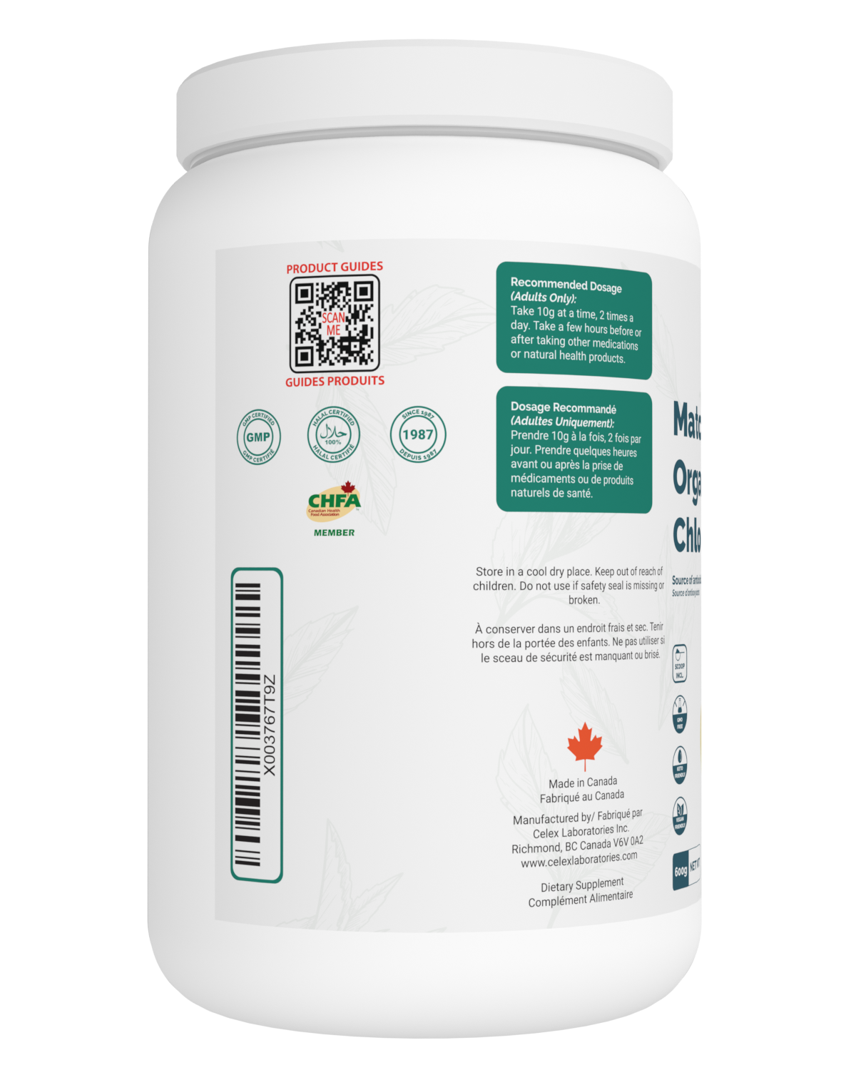 Matcha Mix Spirulina + Chlorella, Superfood 