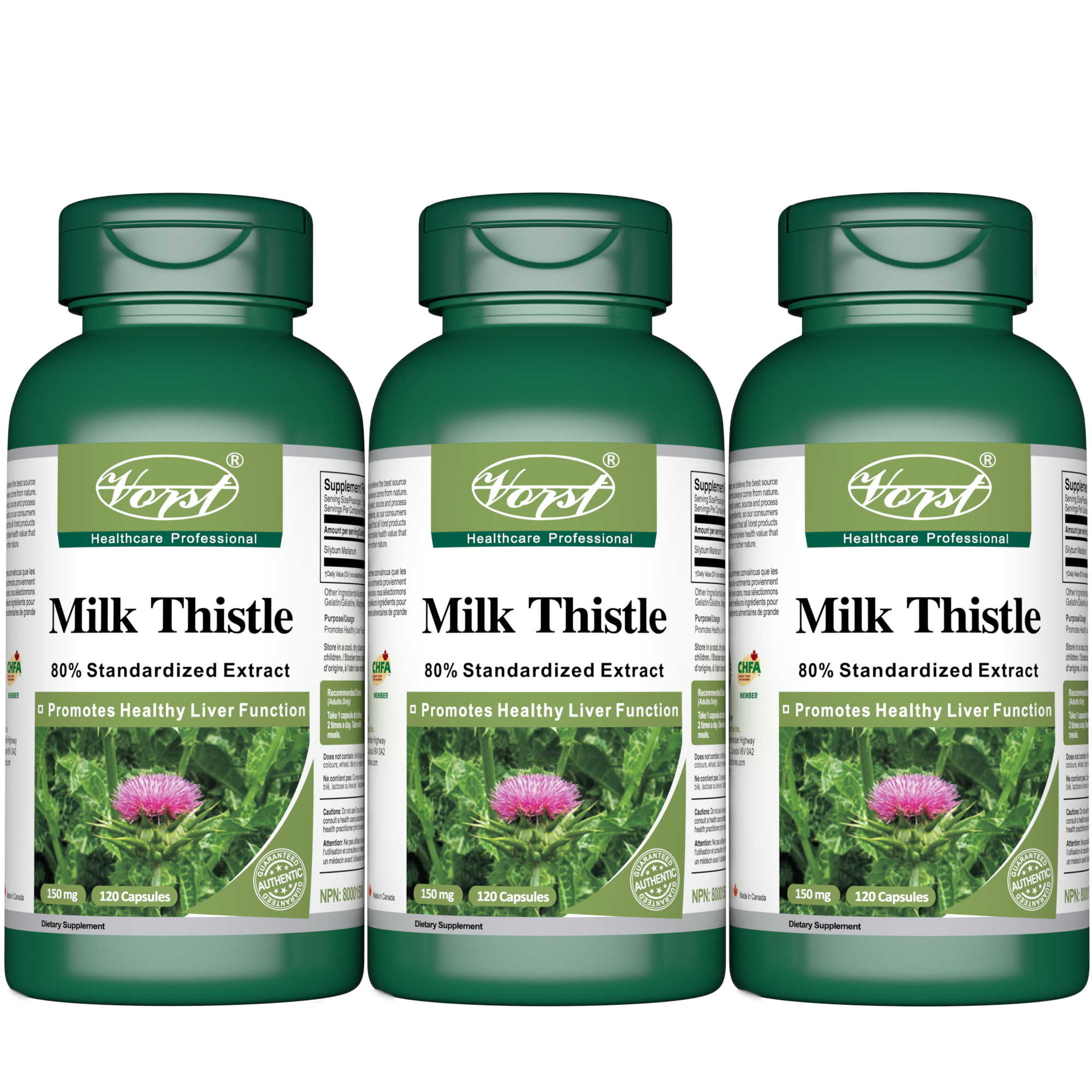 Milk Thistle 150mg 120 Capsules