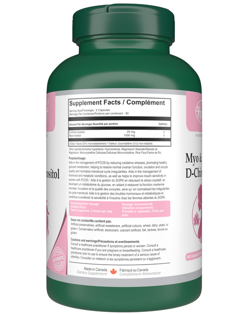 VORST Myo & D-Chiro Inositol 180 Vegan Capsules