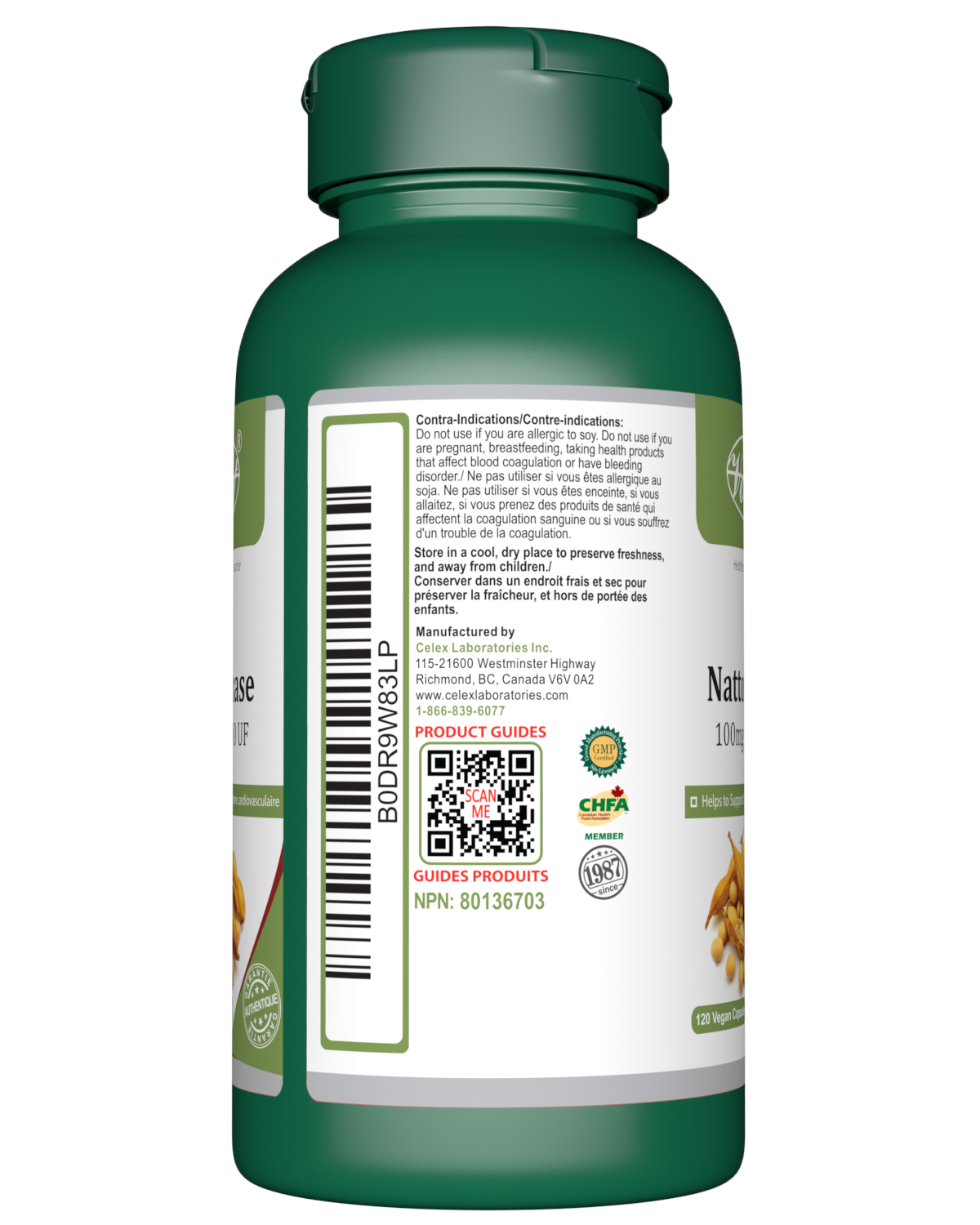 VORST Nattokinase 120 Vegan Capsules