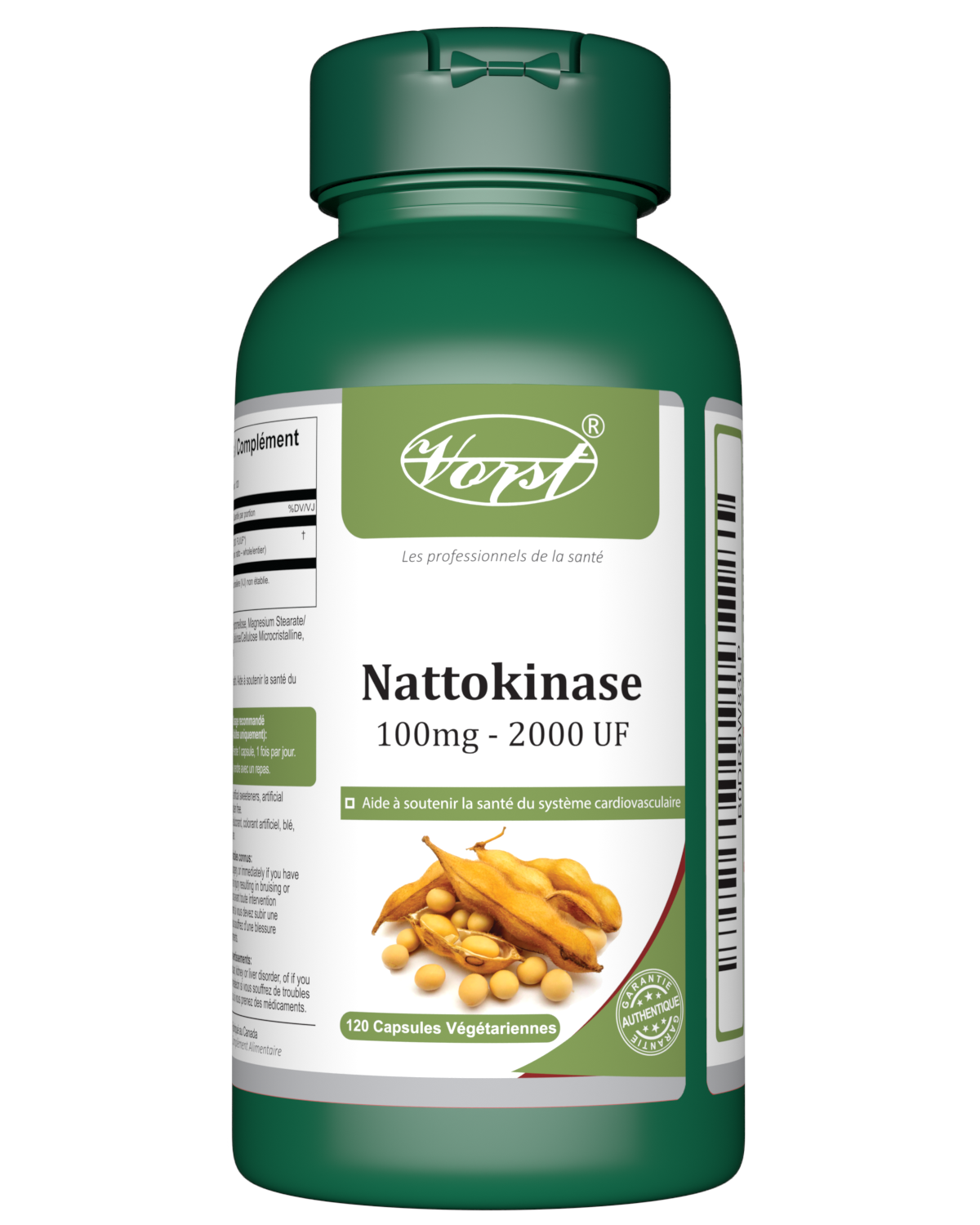 VORST Nattokinase 120 Vegan Capsules