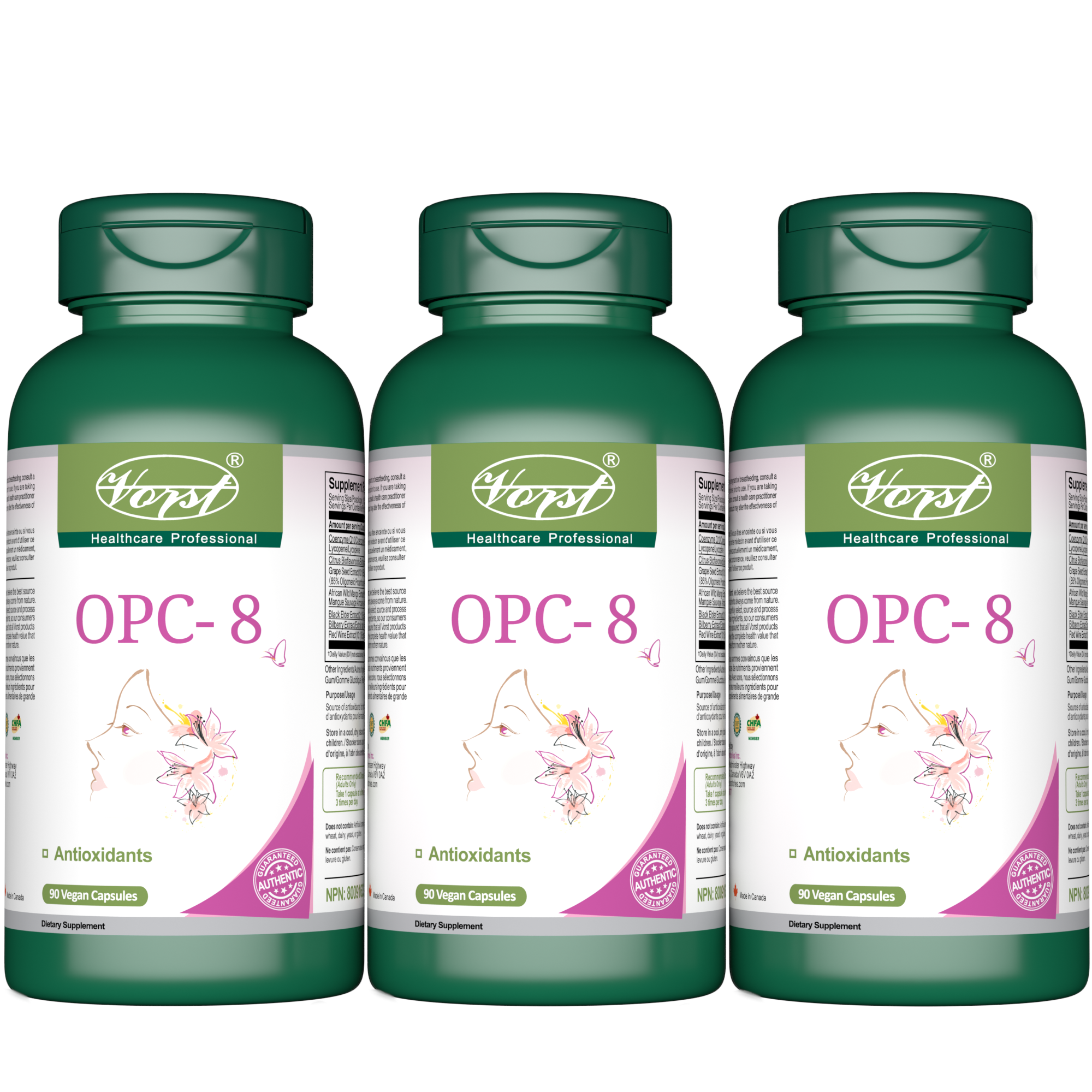 OPC-8 50mg 90 vegan capsules
